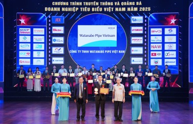 Công ty TNHH Watanabe Pipe Việt Nam vinh dự lọt Top 20 Doanh nghiệp FDI xuất sắc nhất 2025